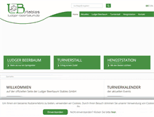 Tablet Screenshot of ludger-beerbaum.de